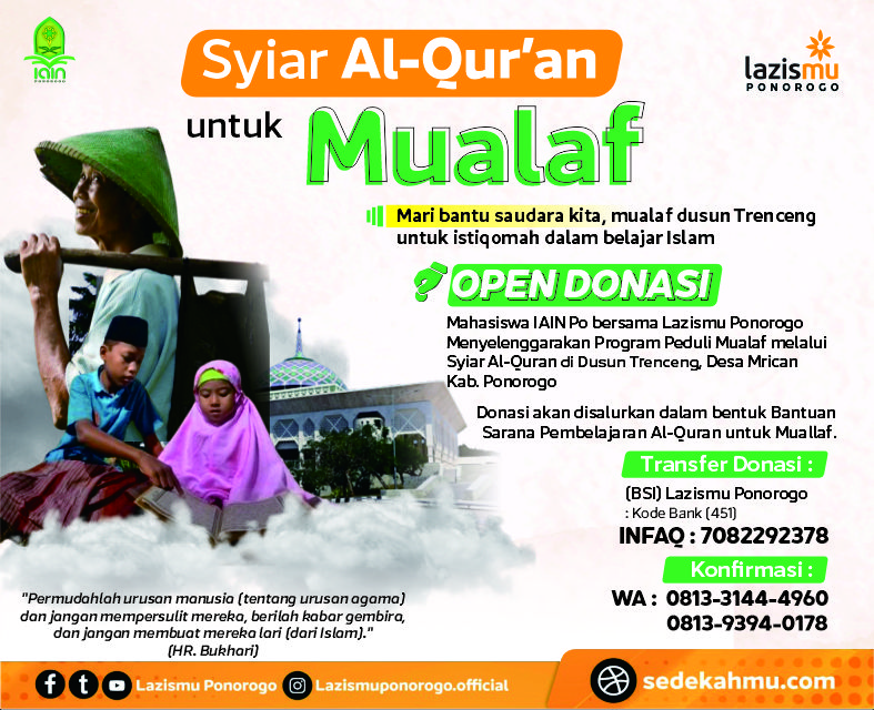 Peduli Muallaf Melalui Syiar Al-Quran