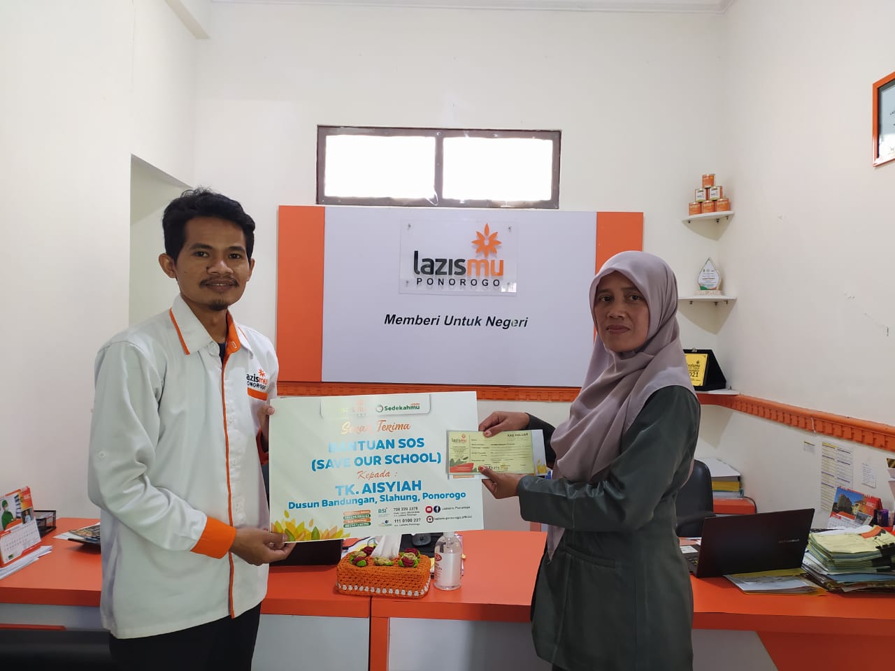 Bantuan SOS (Save Our School) untuk TK 'Aisyiyah Bandungan, Slahung