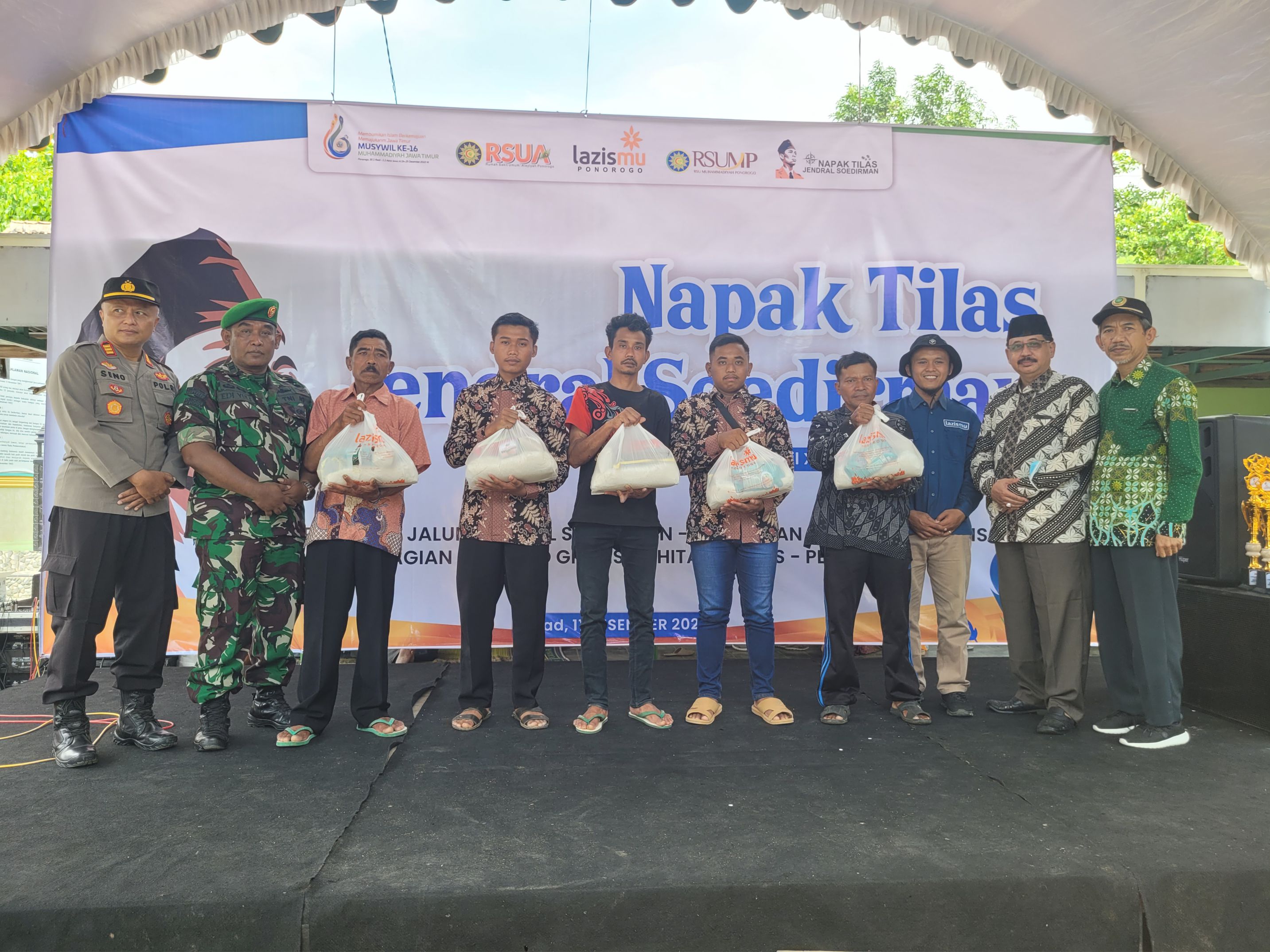 Napak tilas Jenderal Soedirman, Lazismu bagikan 310 Paket Sembako