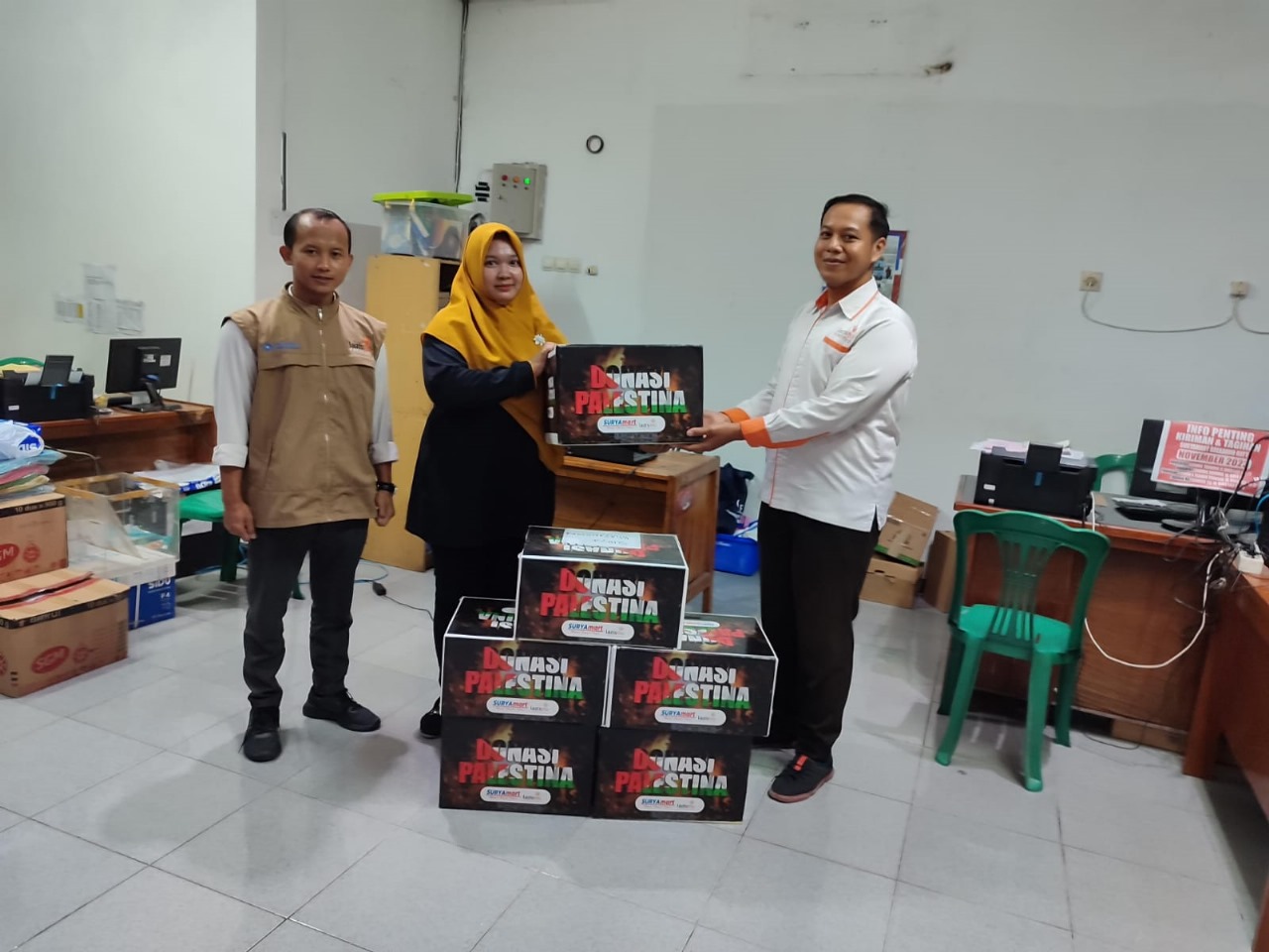 Aksi Sosial Suryamart: Bantu Palestina dengan Donasi Melalui Lazismu Ponorogo