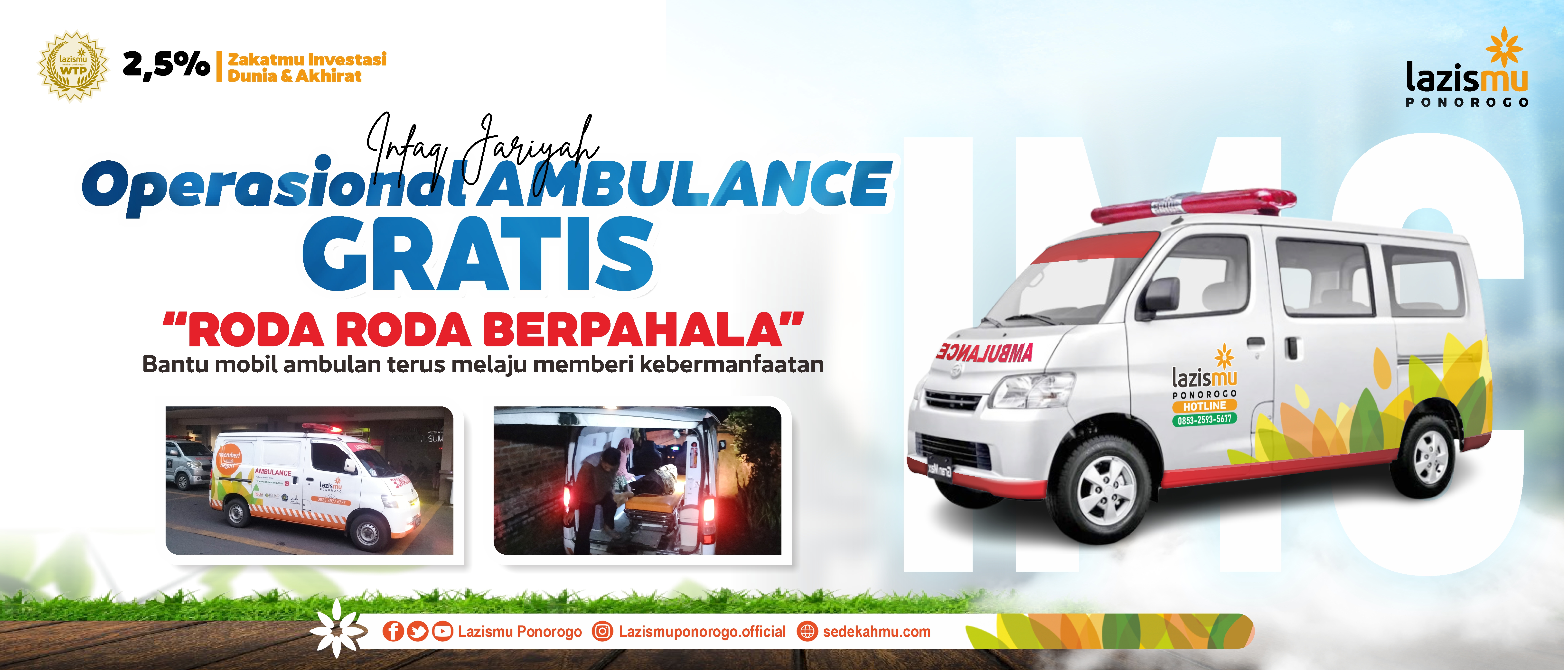 Infaq Jariyah untuk AKSI LAYANAN INDONESIA MOBILE CLINIC